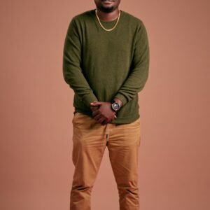 Pull Brise homme en laine mérinos, coloris olive