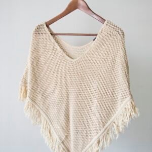 Pull Natoura en lin français, coloris écru